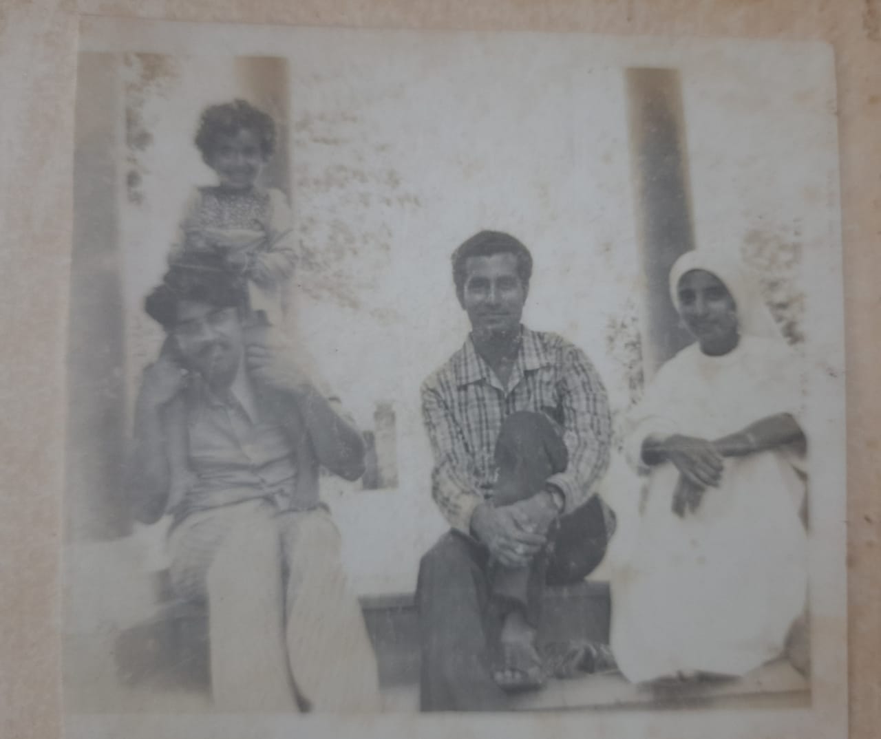 Sqn. Ldr. Cyriac with family members